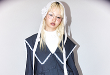 【美品】CandyStripper バルーンパンツ シルバースパンコール リボン 美品】CandyStripper バルーンパンツ シルバースパンコール