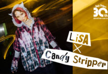 LiSA×Candy Stripperコラボレーションアイテムのリリース決定！